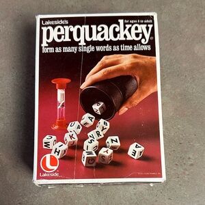 Vintage 1975 Perquackey Word Game
